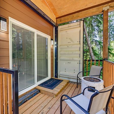 Unique Container Studio With Deck And Fire Pit! Buckley Bagian luar foto