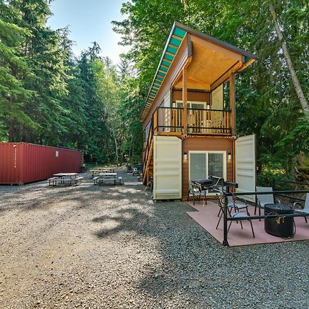 Unique Container Studio With Deck And Fire Pit! Buckley Bagian luar foto