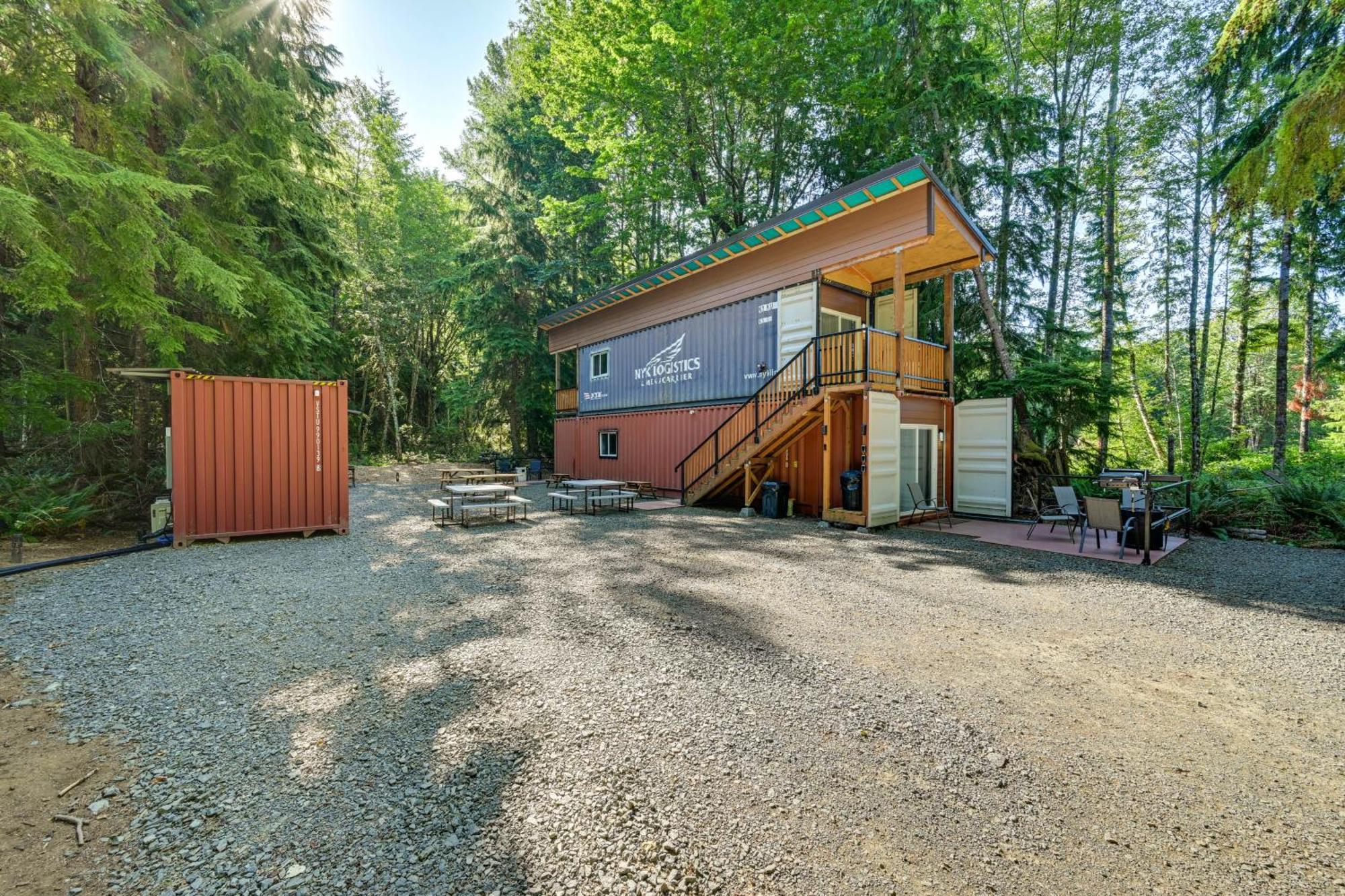 Unique Container Studio With Deck And Fire Pit! Buckley Bagian luar foto